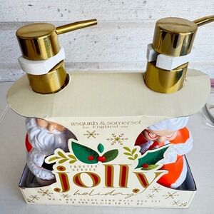 Asquith&Somerset Mr & Mrs Claus Frosted Spruce Hand Wash & Lotion Duo‎ Set 500ml